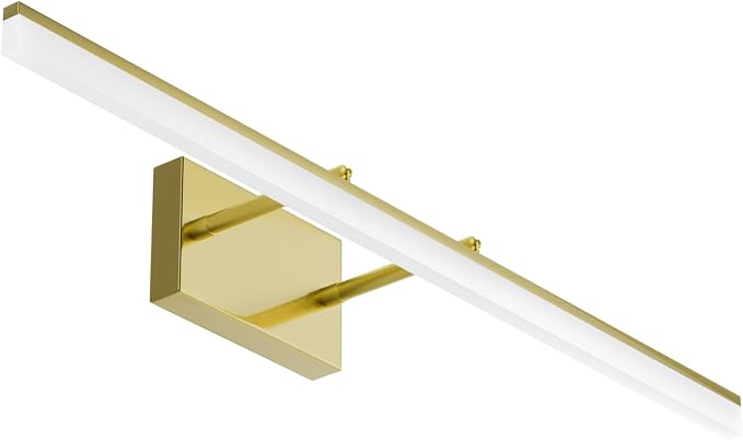 Aipsun 31.5inch Brushed Brass Bathroom Vanity Light Fixtures Modern LED Light by Aipsun