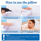 Jetec Inflatable Bath Pillow for Tub Non Slip Bathtub Pillow Soft Comfortable - Image 4