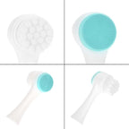 Cleansing Brush, Double Sided Clean & Exfoliating & Massage Soft, Silicon Face - Image 5