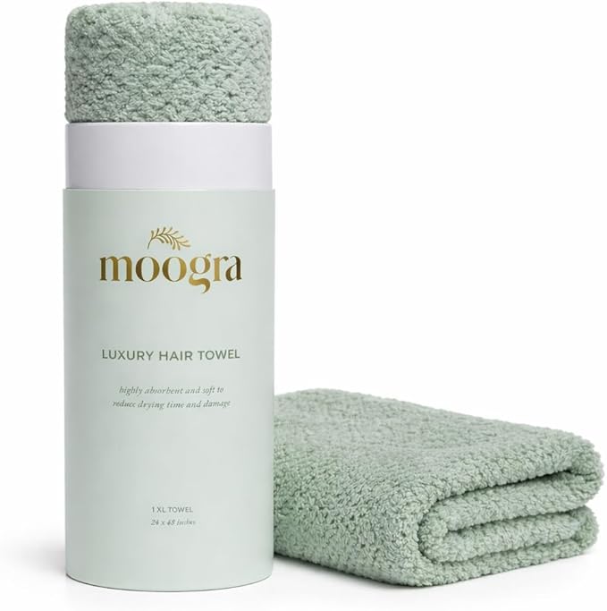 Luxury Microfiber Hair Towel Wrap by MoograBeauty