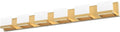 Tipace Gold Vanity Lights for Bathroom Modern LED 6 Lights Bathroom Vanity by Tipace