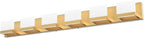 Tipace Gold Vanity Lights for Bathroom Modern LED 6 Lights Bathroom Vanity by Tipace
