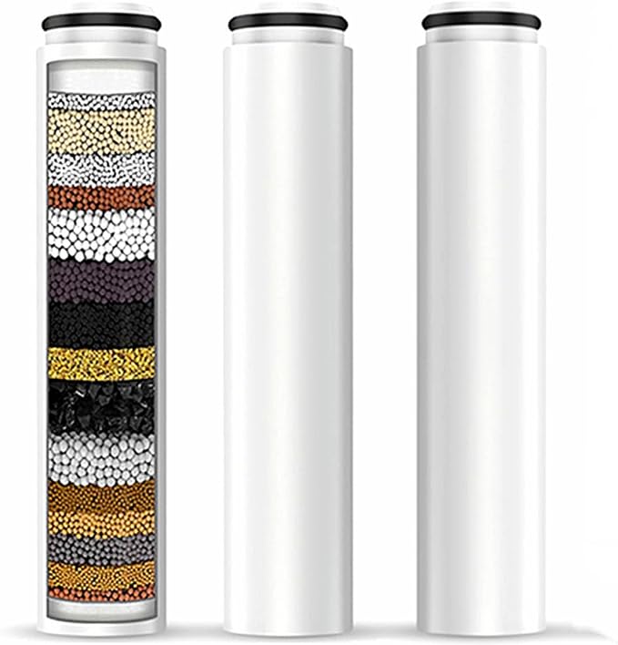 AWO 3 PACK Replacement Shower Head Filter Cartridge Compatible by AWOReplacementProjectorLamp