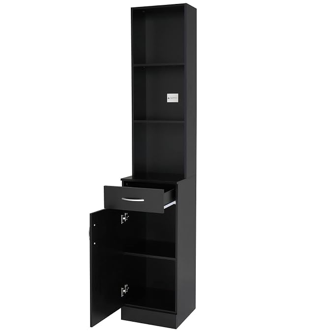 mefeir Salon Station, Barber Hair Stylist Storage Cabinet by mefeir