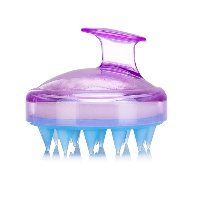 INVODA 3PCS Scalp Massager Shampoo Brush Soft Silicone Bristles - Image 2