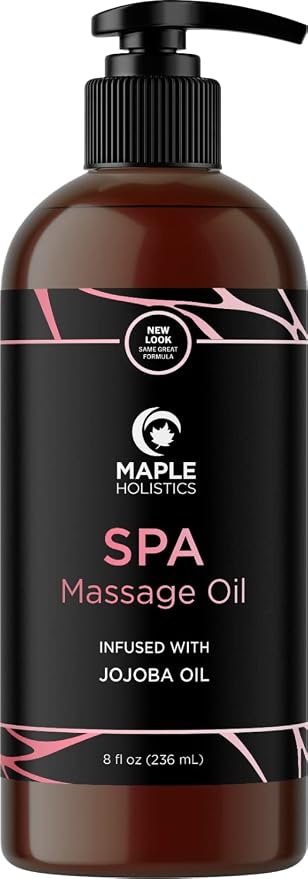 Calming Massage Oil for Massage Therapy by MapleHolistics