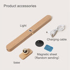 2 PCS Led Rechargeable Bathroom Light Fixtures Three-Level Dimmable Touch - Image 7