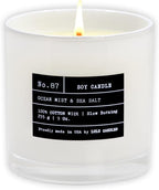 Lulu Candles | Ocean Mist & Sea Salt | Luxury Scented Soy Jar Candle | Hand by LULUCANDLES