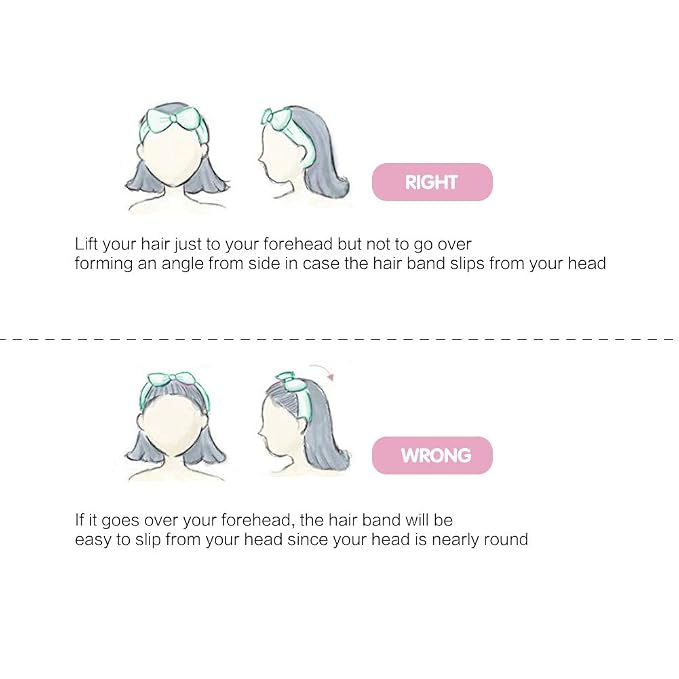 Shintop Sweet Super Soft Caroset Polka Dots Wash Cosmetic Headband Hairlace - Image 8