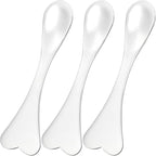 Pndeyo 3pcs Mini Stainless Steel Makeup Spatula, Reusable Cosmetic Cream by Pndeyo