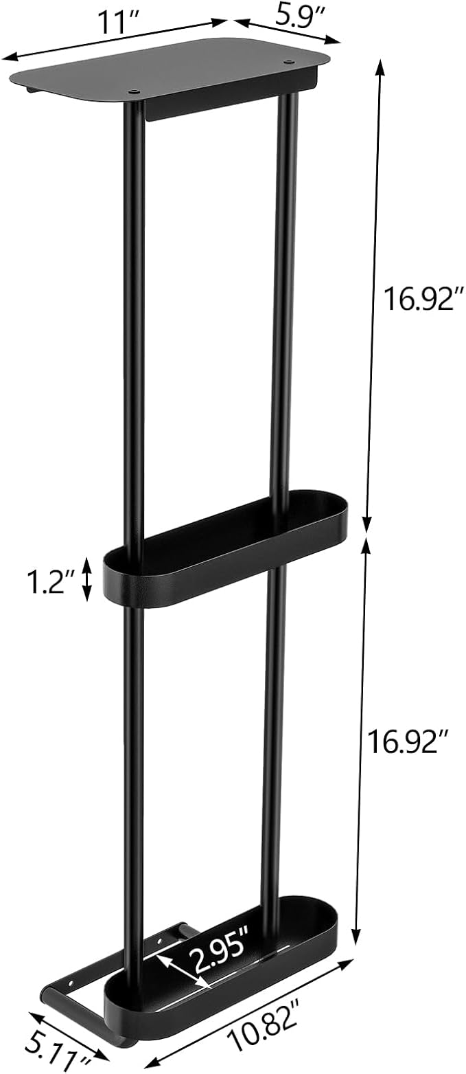 STWWO Bathroom Towel Storage, 36.4 Inch Towel Racks - Image 5