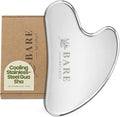 BARE BOTANICS Stainless Steel Gua Sha Tool | Sleek Facial Tool by BareBotanics