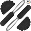 Mudder 2 Pieces Stainless Steel Pedicure Foot File Callus Remover Foot Scrubber by Mudder