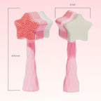 No Mo-Stache All Star Face Brush -Manual Facial Cleansing Brush, 2-in-1 Skin - Image 4