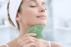 Mina Heal Gua Sha Facial Massager Set of 2 – Jade Guasha Lymphatic Drainage - Image 4