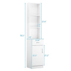 mefeir Salon Station, Barber Hair Stylist Storage Cabinet - Image 3