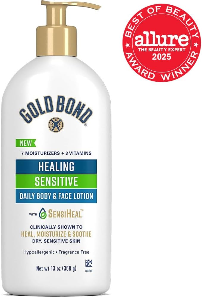 Gold Bond Healing Sensitive Daily Body & Face Lotion - Image 2