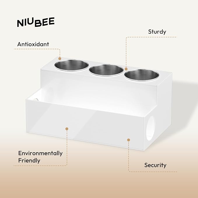 NIUBEE Acrylic Hair Styling Tool Organizer and Holder - Image 8