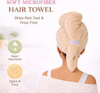 Luxury Microfiber Hair Towel Wrap - Image 4