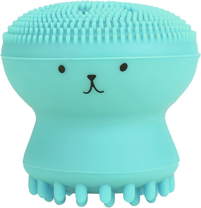 Facial Cleansing Brush Jellyfish Face Brush Exfoliating Face Brush Massaging by Tiiyee