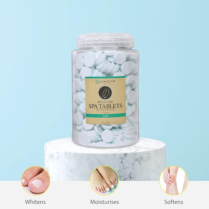 Ginger Lily Farms Botanicals Pedicure Spa Tablets, Natural & Organic, - Image 4