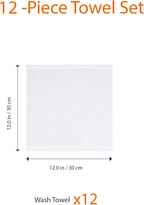 Amazon Basics Cotton Washcloths, Lightweight Quick-Dry, Absorbent Face and Body - Image 5