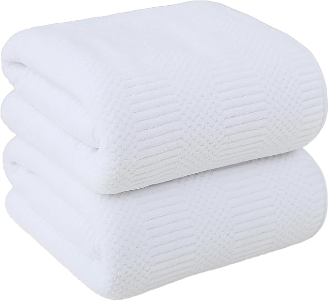JML Bath Towels Set, Large Microfiber Body Towel by JML