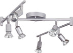 Globe Electric 59351 Payton 6-Light Foldable Track Lighting, Matte Silver - Image 6