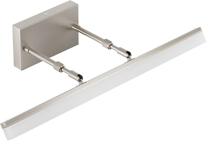 Aipsun 24 inch Modern Brushed Nickel Vanity Light Adjustable Bathroom Light by Aipsun