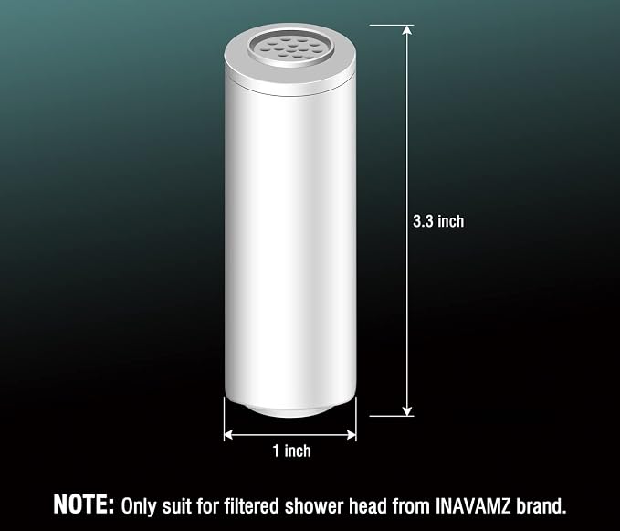 INAVAMZ 2 Pack Replacement Shower Filter Cartridge - Image 5