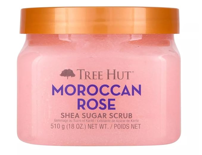 Tree Hut Moroccan Rose Shea Sugar Scrub, Mothers Day Gifts, Exfoliating & by TreeHut