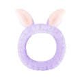 Jowmoy Cute Rabbit Ears Headband Frog Eye Elastic to Wash Face by Jowmoy