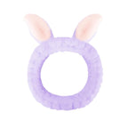 Jowmoy Cute Rabbit Ears Headband Frog Eye Elastic to Wash Face by Jowmoy