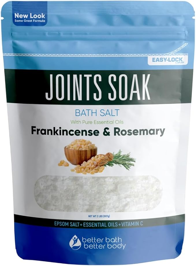 Joints Soak Bath Salt 32 Ounces Epsom Salt by BetterBathBetterBody