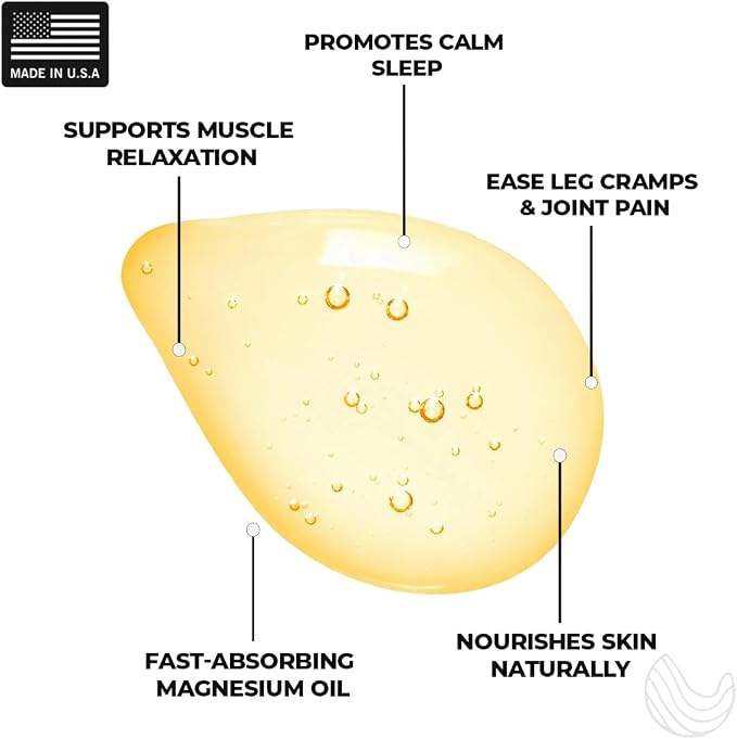 Natural Dead Sea Magnesium Resting Oil – 4oz Oil - Image 3