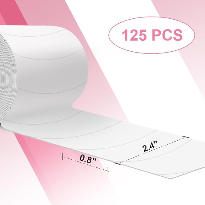 Foam Eye Pads for Eyelash Extensions - Image 2
