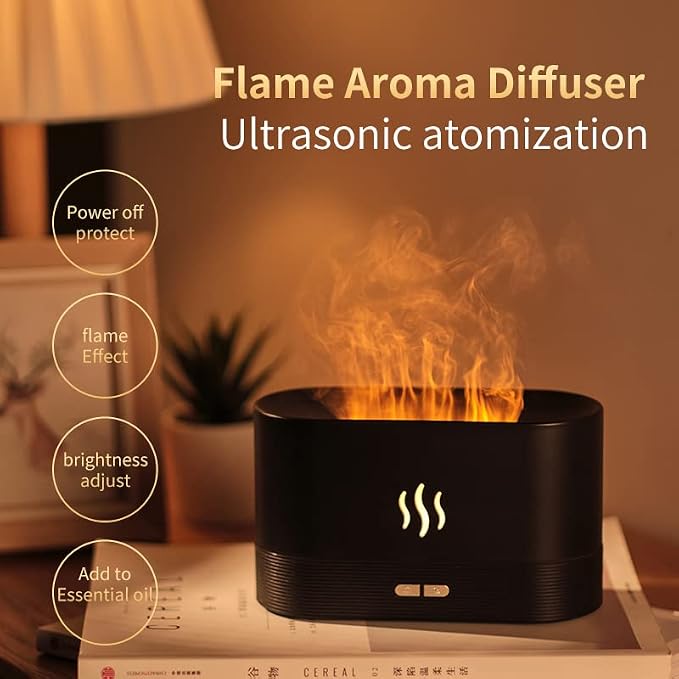 Essential Oil Diffuser, Flame Oil Diffuser - Image 7