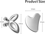 Gua Sha Facial Tools and Face Roller Set, Stainless Steel Facial Sculpting Eyes - Image 8