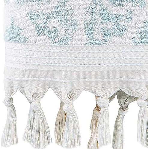 SKL Home Mirage Fringe 100% Turkish Cotton Hand Towel Set - Image 7
