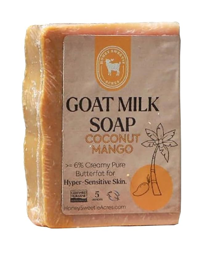 Honey Sweetie Acres Coco Mango Goat Milk Soap by HoneySweetieAcres