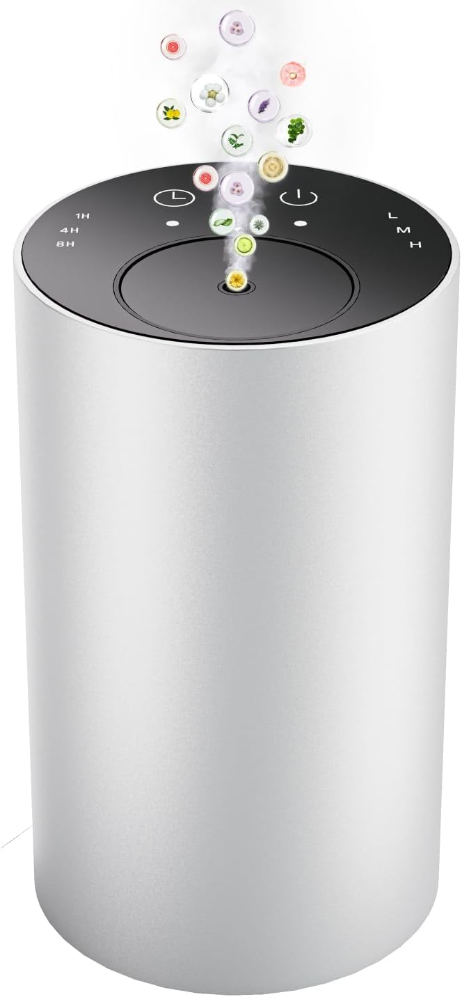 Essential Oil Diffuser with 3 Spray Modes, Battery Operated, LED Timing Display by Unknown