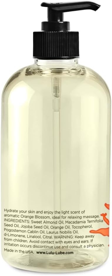 Lulu Orange Blossom Massage Oil, Sweet Almond, Jojoba & Macadamia Oils - Image 6