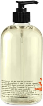 Lulu Orange Blossom Massage Oil, Sweet Almond, Jojoba & Macadamia Oils - Image 6