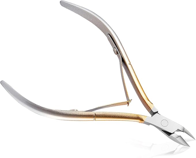 Fine Edge Cuticle Trimmer & Nippers, Silicone Handle Nail Tools by Unknown