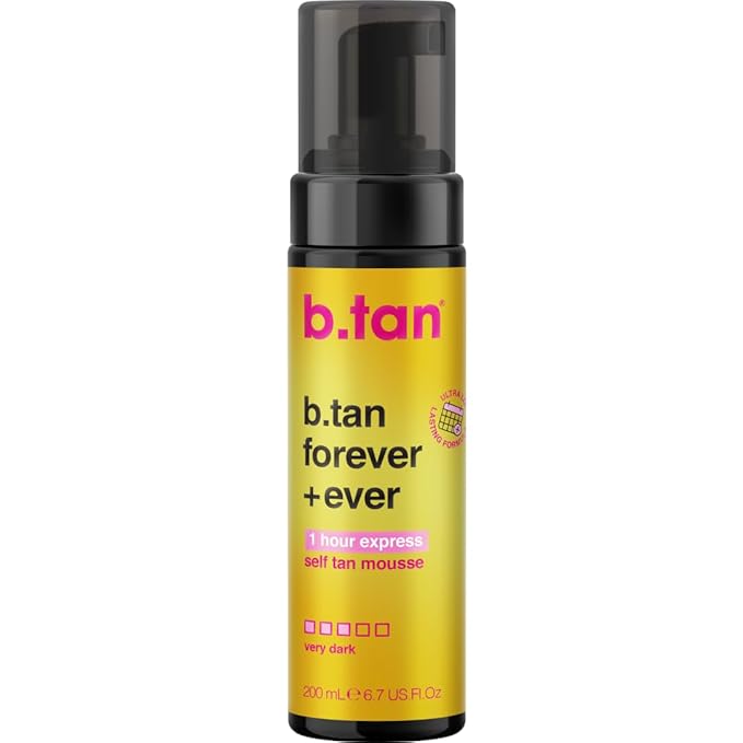 b.tan Ultra Long Lasting Self Tanner Mousse | Forever & Ever by btan