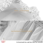 Shower Cap for Women Reusable Extra Large Shower Caps for Men Satin Double - Image 4