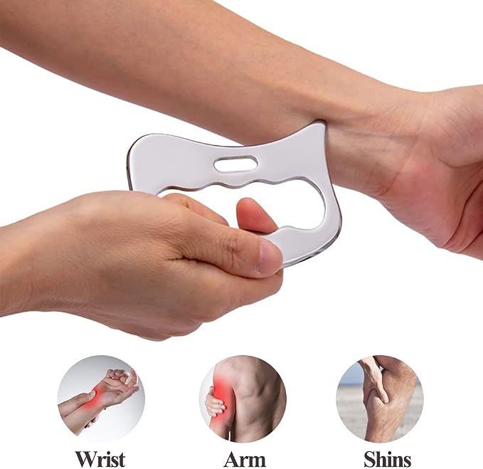 FeelFree Sport Stainless Steel Gua Sha Scraping Massage Tool-Muscle Scraper - Image 4