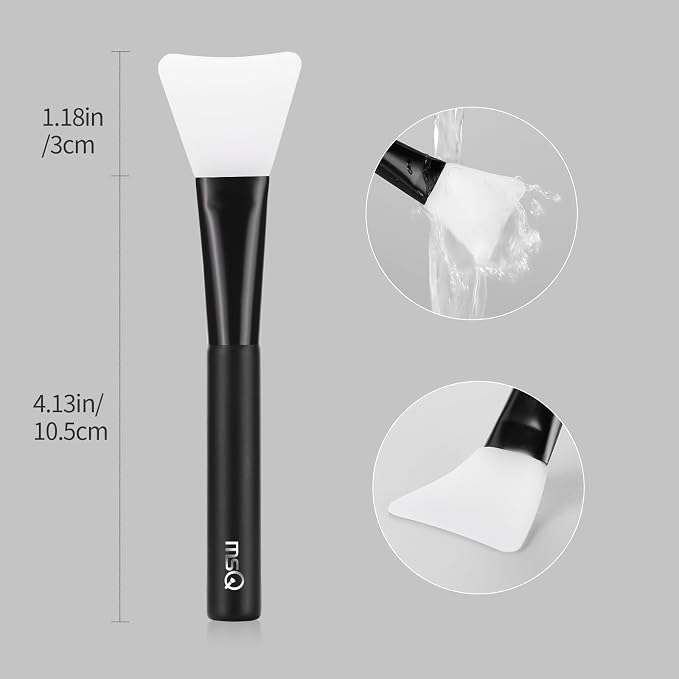 MSQ Silicone Face Mask Brush, Soft Facial Cleansing Scrubber, Facial Mask Brush - Image 3