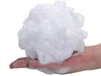Bath Sponge Loofah Shower Pouf White Mesh Shower Puff Pack of 6 - Image 3