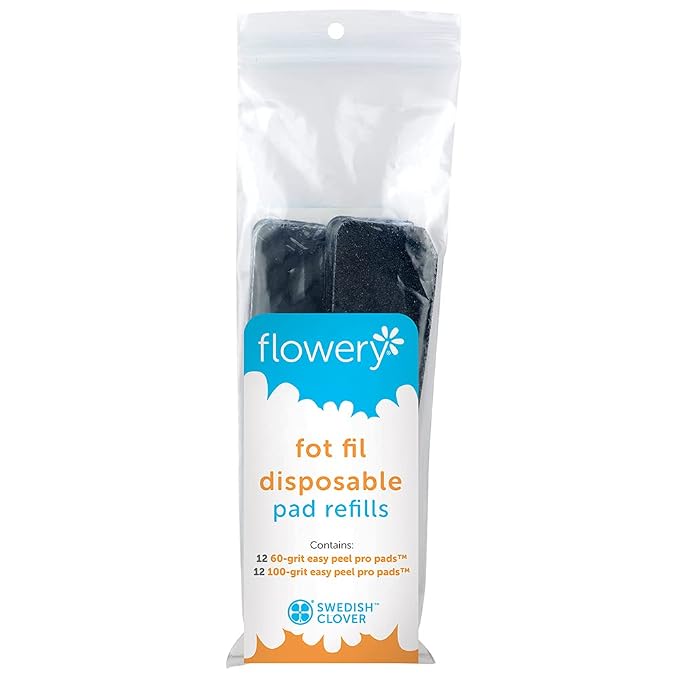 Flowery Foot File Easy Peel Pro Pad, Disposable Replacement Adhesive Pad by Flowery